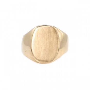 14k Gold Signet Ring